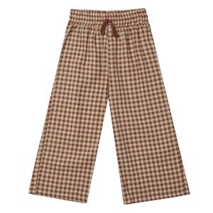 Rylee and Cru Wide Leg Gingham Pants